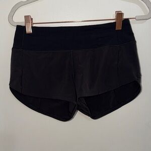 Lululemon Athletica Speed Up Black Athletic Shorts in Regular | 2
